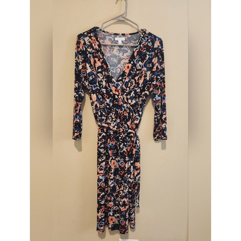 DRESSED 3 FOR $30!! EUC Charter Club Floral Wrap Dress Size 8